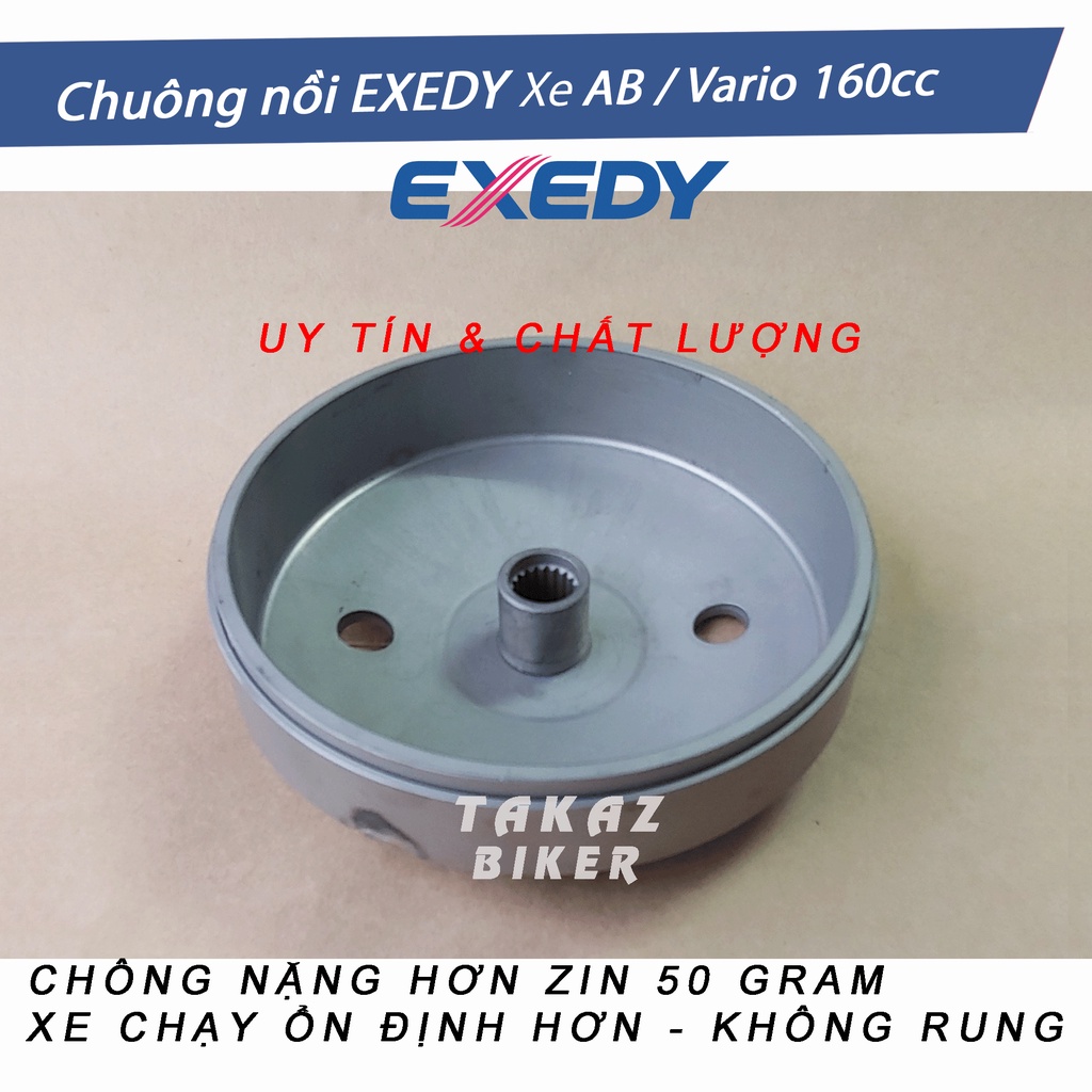 A2 CHUÔNG NỒI EXEDY HONDA SH2020 độ cho PCX,AB160,SH MODE 125,SH,DYLAN150,CLICK,LEAD110,125 Nặng Hơn Zin mã K33A