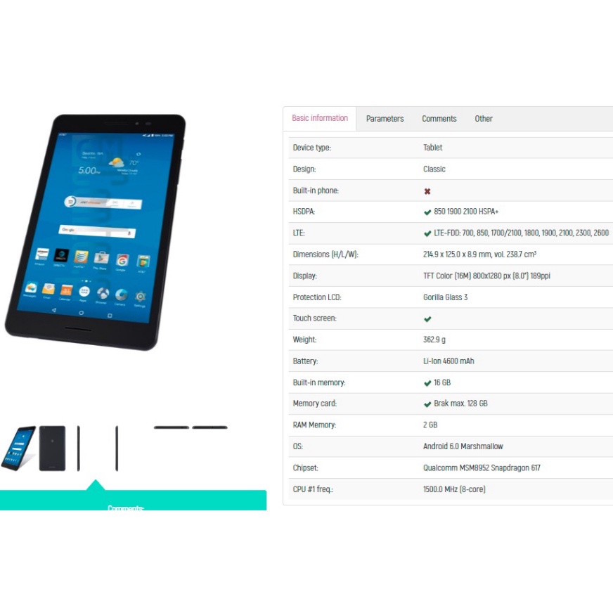 HOT HOT Máy tính bảng ZTE K88 màn 8 inch ram 2gb+16GB-4G LTE HOT HOT | BigBuy360 - bigbuy360.vn