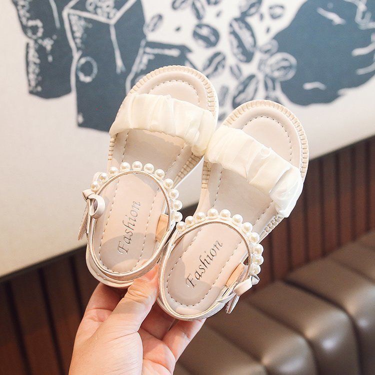 Sandal công chúa dành cho bé gái đính hạt và nơ siêu xinh - Hàng Quảng Châu Cao Cấ (2273)