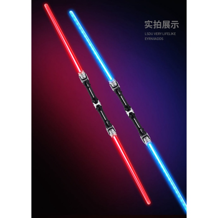 Đồ Chơi Kiếm Ánh Sáng Light Saber - Gậy Ống LED - Kiếm Laze có đèn và âm thanh