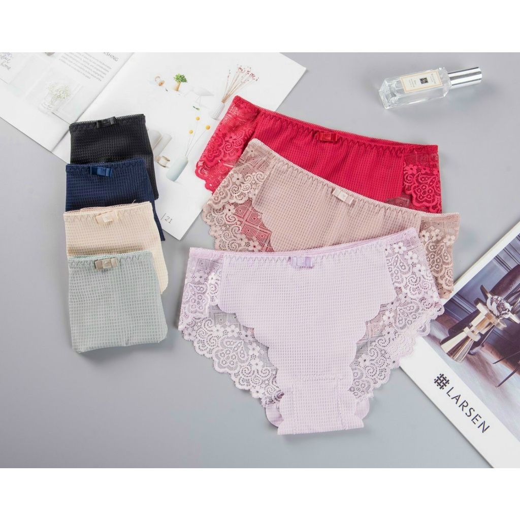 Quần Lót Nữ ❤️FREESHIP❤️ Quần Lót Nữ phối ren quyến rũ gợi cảm mẫu A52