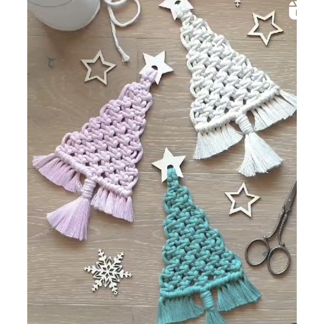 Phụ kiện trang trí noel cây thông mini, sản phẩm Yenyen Handmade