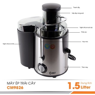 Máy ép trái cây Comet 400W 9826