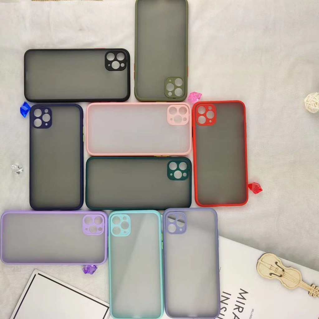 Ốp iphone, ốp lưng điện thoại ip bảo vệ camera nhám mờ nhựa cứg 6/6s/6plus/6splus/7/8/7plus/8plus/x/xs/xsmax/11/11promax | BigBuy360 - bigbuy360.vn