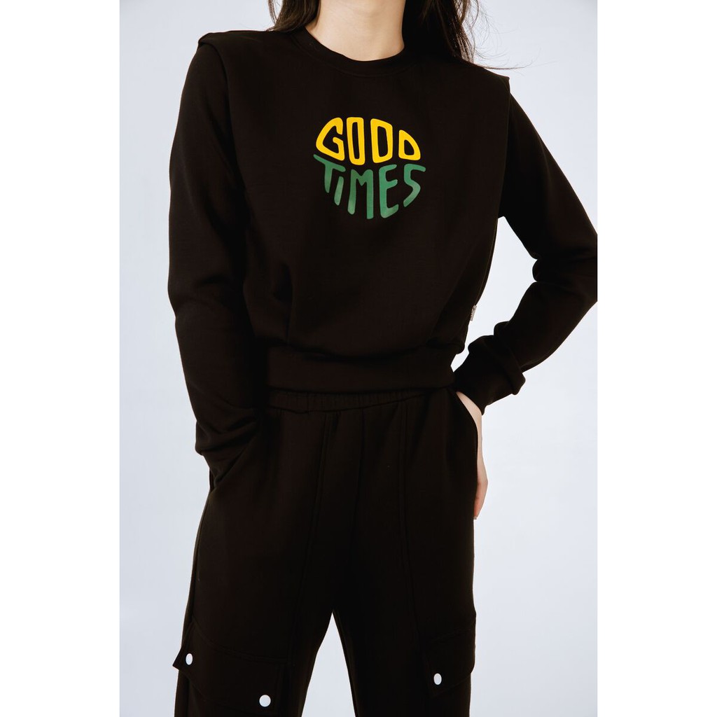 Áo nỉ in chữ "Good times" CCHAT