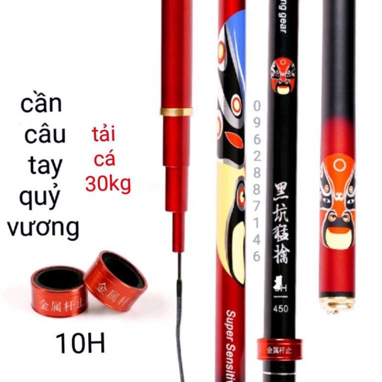 CẦN CÂU TAY QUỶ VƯƠNG 10H TẶNG NHẪN VÀ ĐỌT