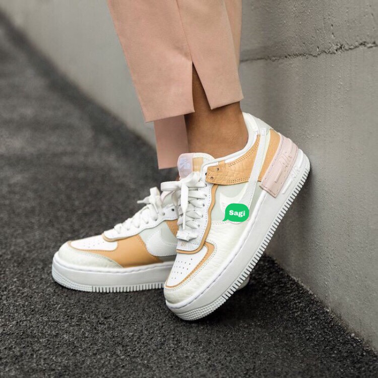 Giày af1 air force 1 shadow hoa cúc vàng thể thao sneaker nam nữ cổ thấp full box