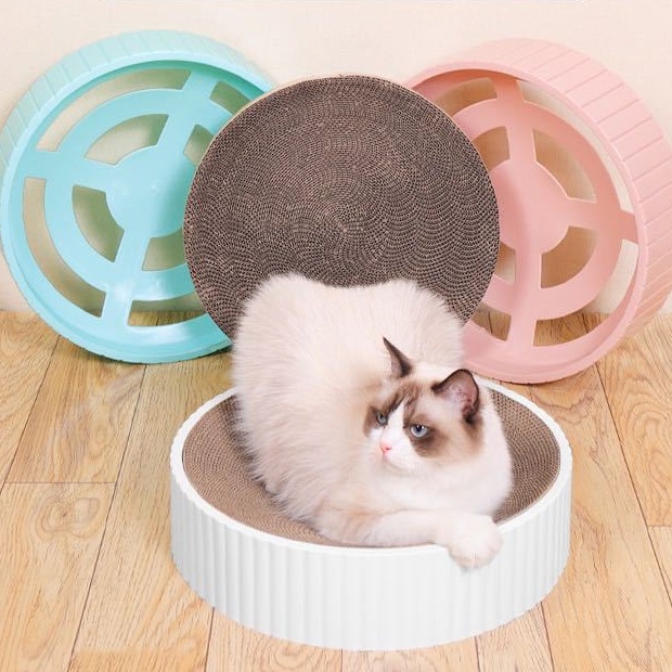 Ổ NẰM-BÀN CÀO MÓNG- LÕI GIẤY 43CM CHO MÈO