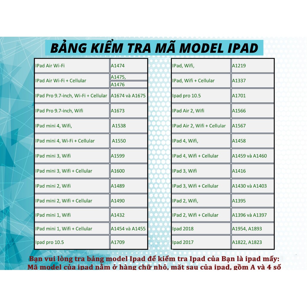 Bao da ốp lưng iPad mini 1/2/3/ mini 4/ Ipad pro 9.7/ Ipad Air 1/ ipad Air 2/ Ipad 2017/ ipad 2018/ Ipad 2/3/4