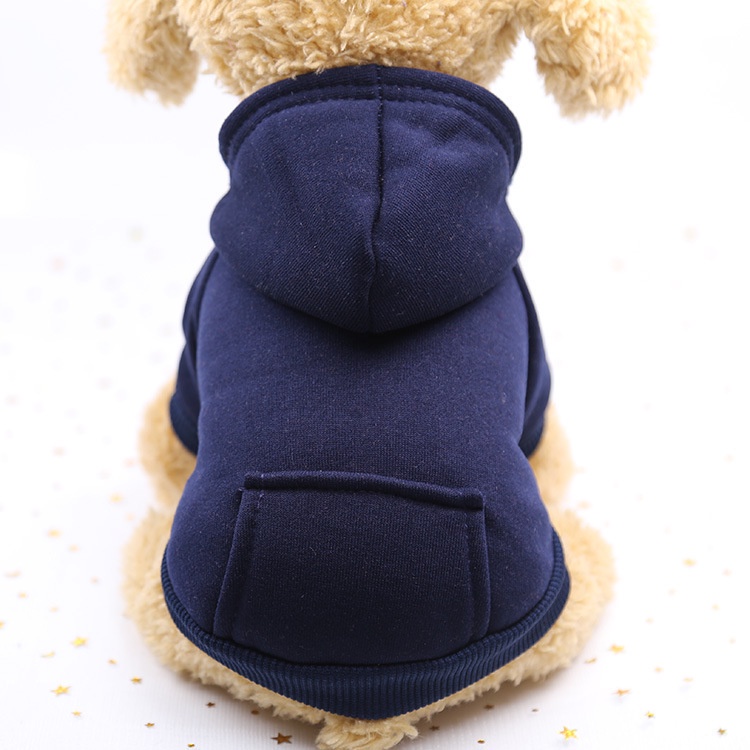 Áo hoodie Mùa Đông Màu Trơn Dễ Thương Cho Thú Cưng. #A048
