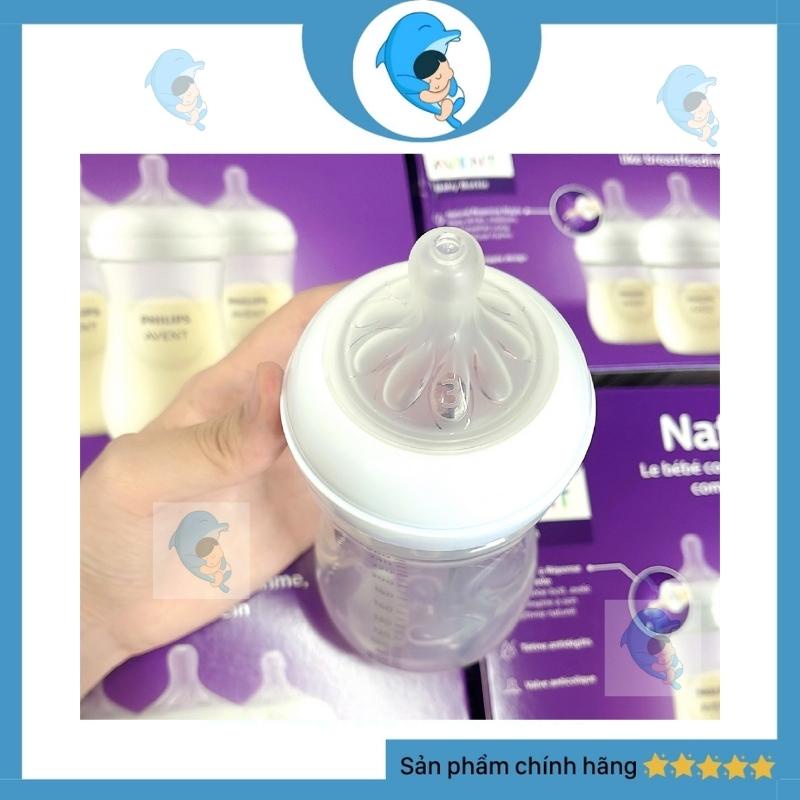 Núm Ti Avent Natural Cho Bình Avent Natural Đủ Size Núm 1,2,3,4,5 Chính Hãng Mẫu Mới