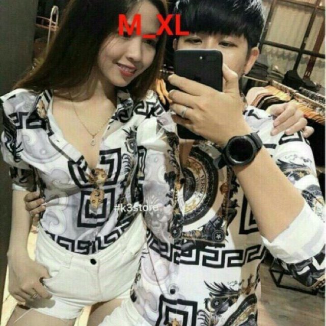Sơ mi lụa trơn bóng