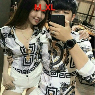 Sơ mi lụa trơn bóng
