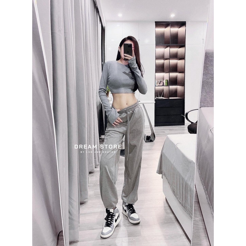 Quần ống rộng nữ Bigsize quần jogger thể thao phong cách Ulzzang Bigclothes 35-75KG QJ310 | BigBuy360 - bigbuy360.vn