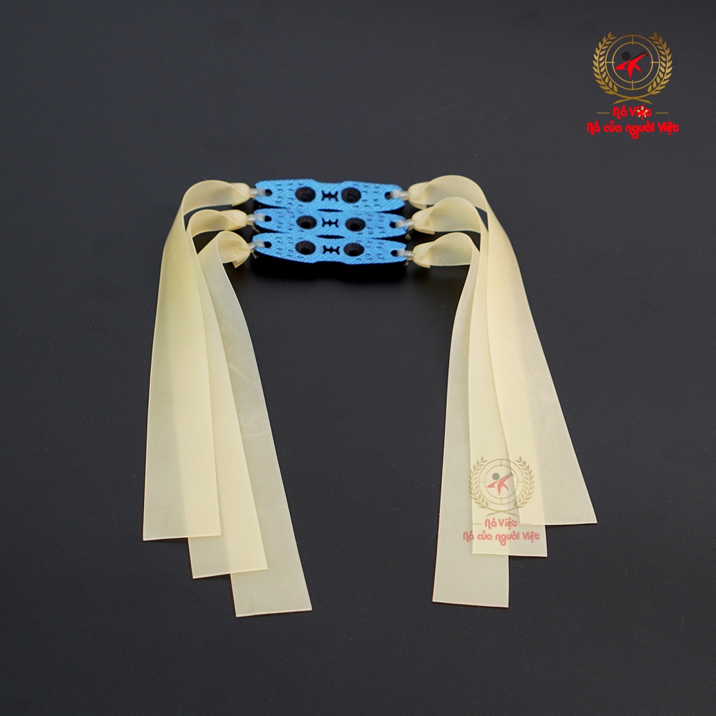 5 Thun ná cao su, dây ná cao su chính hãng precise v2 - 0.65mm đã buộc sẵn da ná