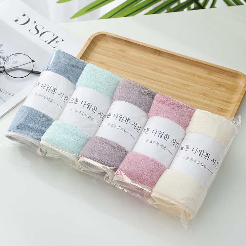 Khăn mặt lông cừu cao cấp SHANEN xuất Hàn 30x45cm  - KM32
