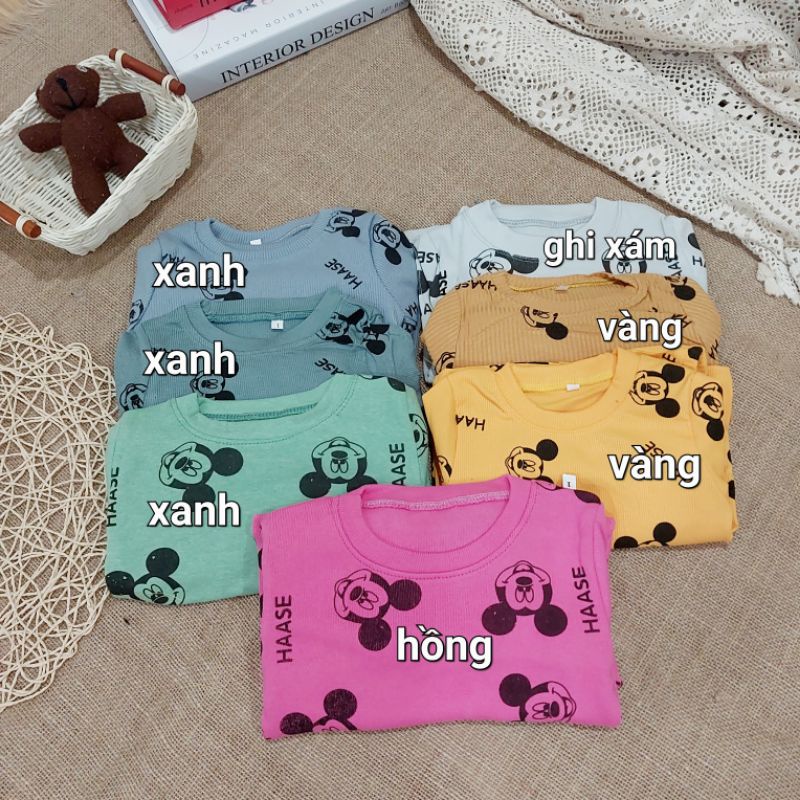 (8-20kg) Đồ bộ cho bé dài tay QATE787 - đồ bộ cho bé trai và đồ bộ cho bé gái mặc thu đông TB143