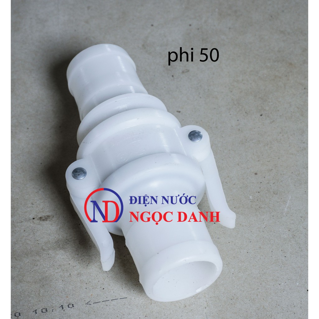 Khớp nối nhanh nhựa phi 40, phi 50 phi 60