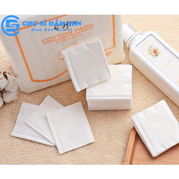 Bông tẩy trang 3 lớp Cotton Pad Túi 222 miếng 100% bông tự nhiên G386-BongTT-FM