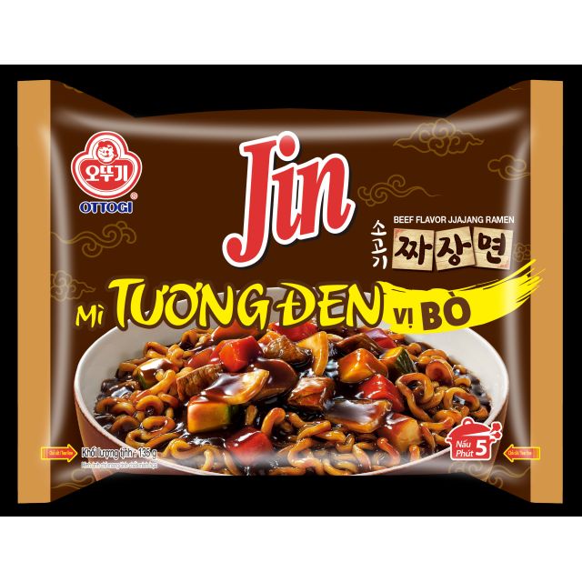 Mì xốt tương đen Hàn Quốc vị bò 135g