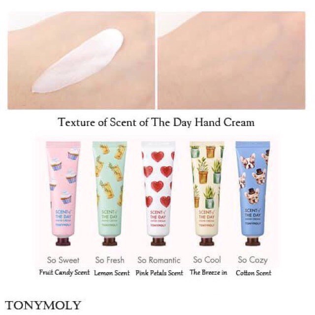 Kem Dưỡng Da Tay Tonymoly Scent Of The Day Hand Cream 30ml.