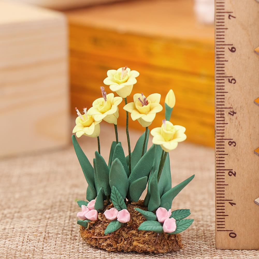 Đồ trang trí Cây Bonsai Mini Trang Trí Nhà Búp Bê Tỉ Lệ 1: 12