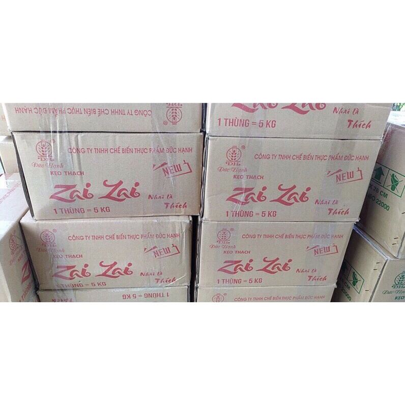 THẠCH ZAIZAI ĐỨC HẠNH 1KG GÓI DÀI