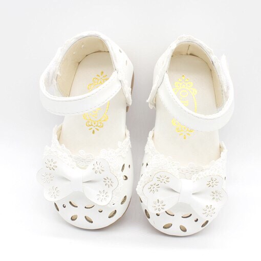 A01 - Sandal Nơ Cho Rất Xinh Cho Bé Gái - dép rọ tập đi cho bé da mềm hot Từ 0-5 Tuổi ( video &amp; ảnh thật)