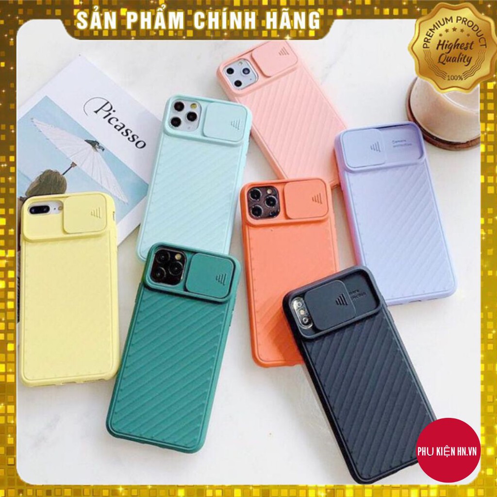 4 MÀU SÀNH ĐIỆU Ốp cam selfie sành điệu giả 11 iphone 6 đến 11 pro max nắp trượt Bảo vệ camera #7