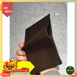 VÍ DA NAM DA BÒ ĐẸP DÁNG ĐỨNG NGUYÊN MIẾNG THỦ CÔNG HOÀN TOÀN GIÁ TẠI XƯỞNG (KHẮC TÊN VÀ LOGO THEO YÊU CẦU)