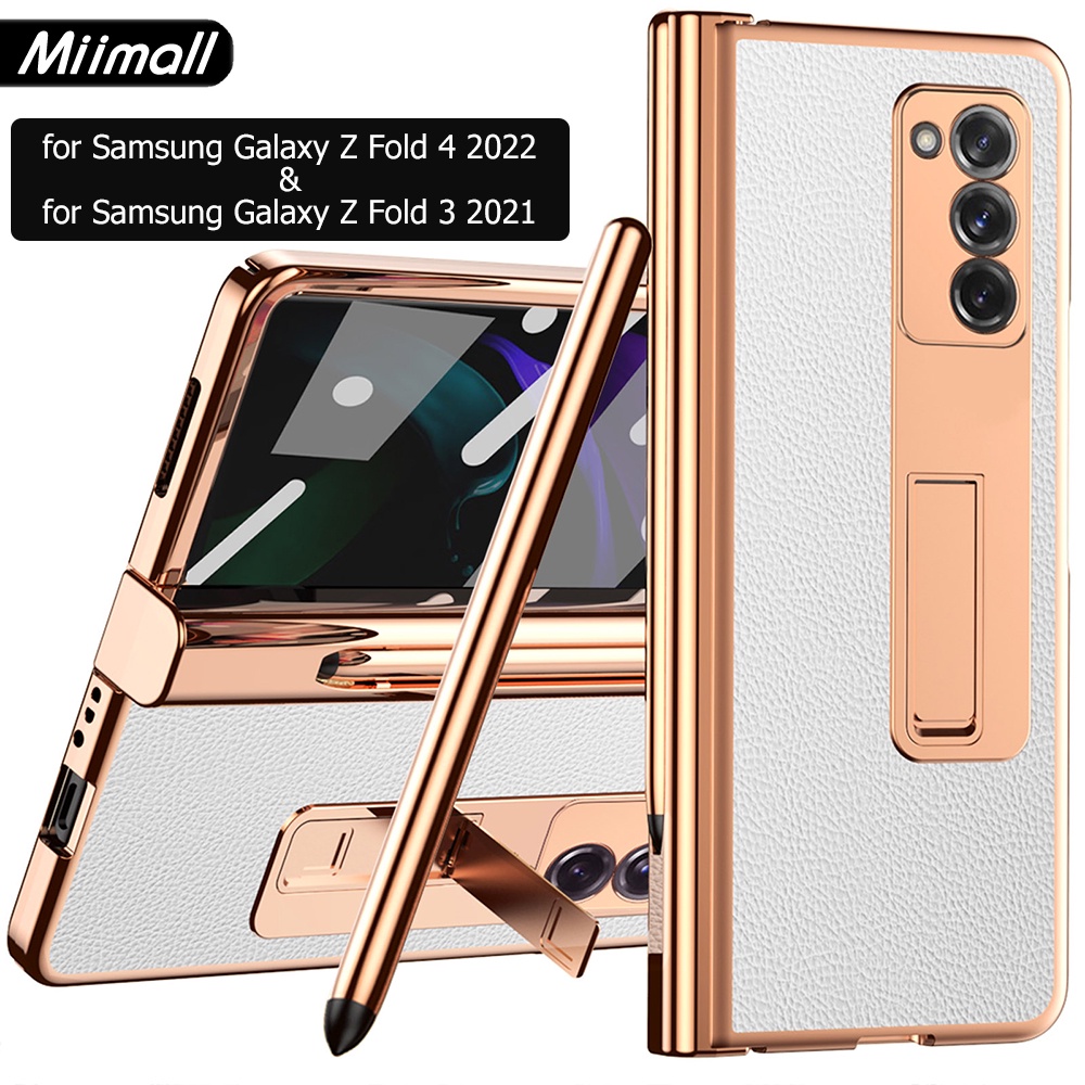 Ốp Điện Thoại Chống Sốc Kèm Kính Cường Lực Bảo Vệ Màn Hình Cho Samsung Galaxy Z Fold 3 / Z Fold 4 / Fold2 Z Fold3 4