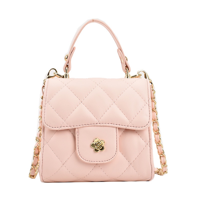 Túi Đeo Chéo Hình Vuông Nhỏ Phối Dây Xích Thời Trang Xuân Hè 2022 Mới Cho Nữ