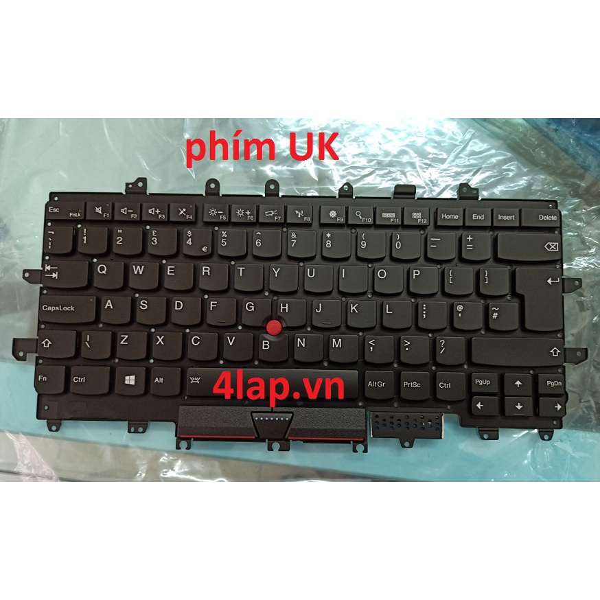 Thay Bàn Phím - KeyBoard Laptop Lenovo ThinkPad X1 Carbon Gen 4 hàng ZIN Led US