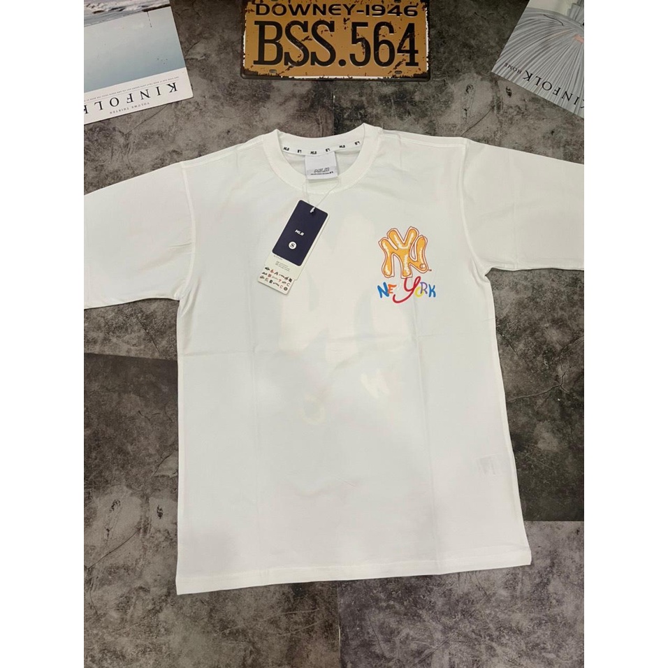 Áo Thun Unisex Chất Cotton 100% Màu Trắng/Đen/Hồng/Xanh Lam/Xanh Mint