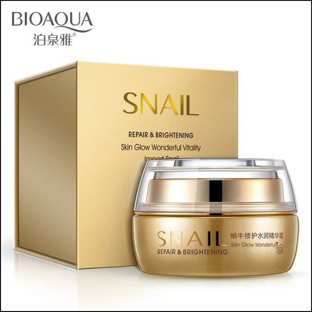 (shop bioaqua) Kem dưỡng và giữ ẩm da Bioaqua Snail Cream