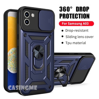 Ốp Điện Thoại Dạng Giáp Có Vòng Đỡ Nam Châm Cho Samsung Galaxy A03 Core A03S A02S S21 FE M52 M62 5G A03Core