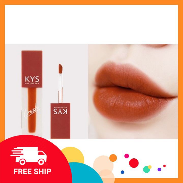 Son Kem Lì Lâu Trôi Mịn Môi chocolate Crush KYS 3,5g
