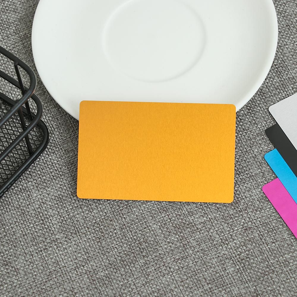 Set 50 thẻ nhôm khác laser đơn giản nhiều màu tùy chọn