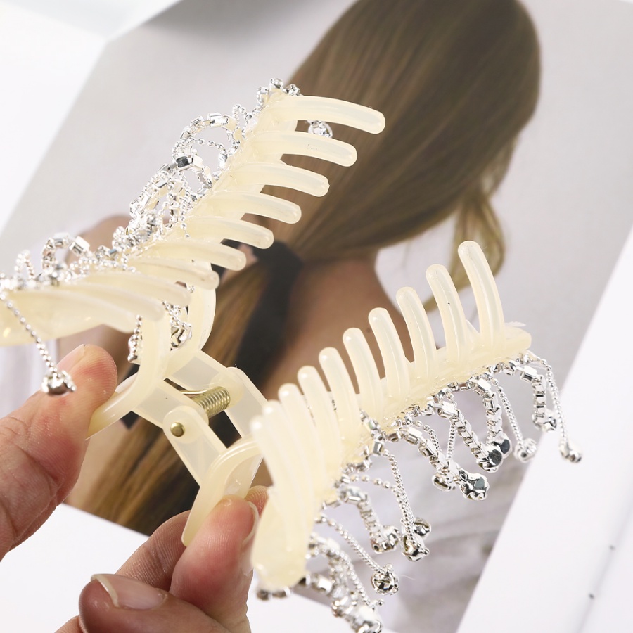 Kẹp Tóc Đính Đá Lấp Lánh Thời Trang Cho Nữ