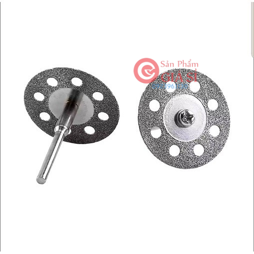 Bộ 10 Lưỡi Cắt Phủ Kim Cương Mini Đường Kính 20mm +2 Trục Đĩa ❤️freeship❤️