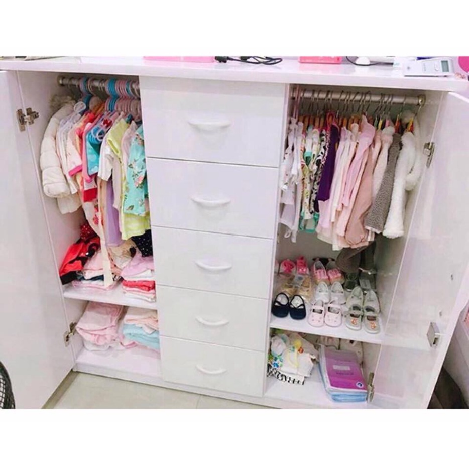 Tiện Lợi Chịu Lực Tốt Tủ Đựng Quần Áo Cho Bé Trai Bé Gái