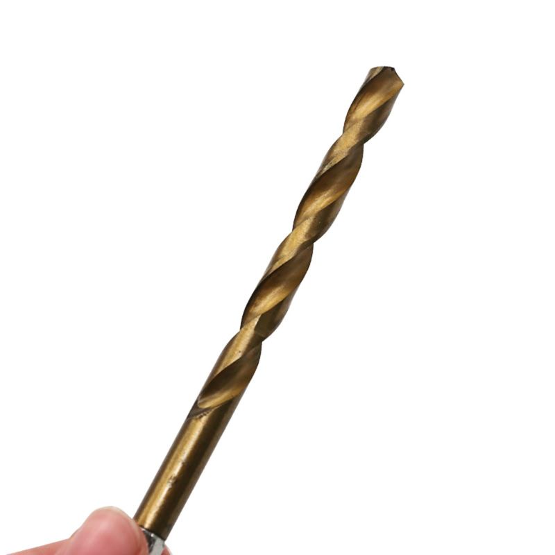 Bộ 13 Mũi Khoan HSS Tốc Độ Cao Bằng Thép Titanium Kích Thước 1.5-6.5MM 1 / 4
