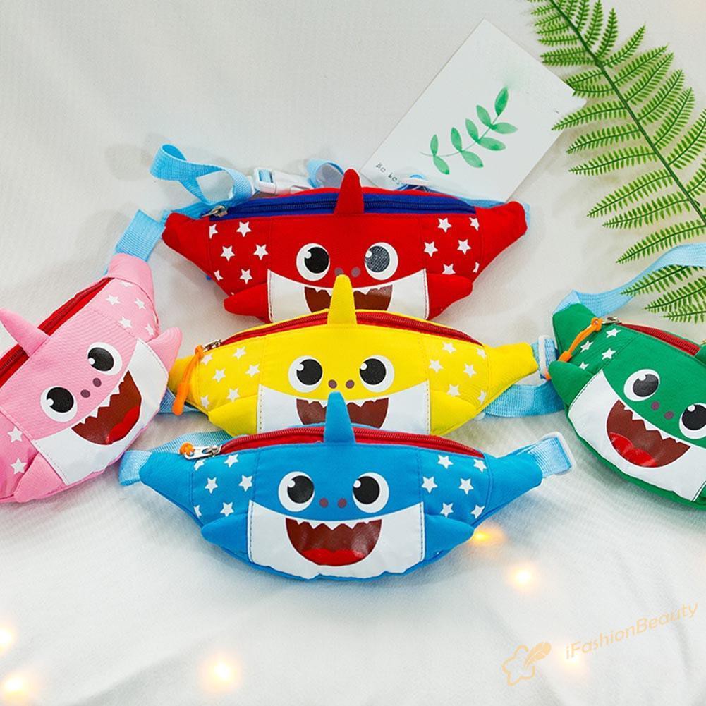 (Hàng Có Sẵn) Túi Đeo Chéo Hình Cá Mập Cute