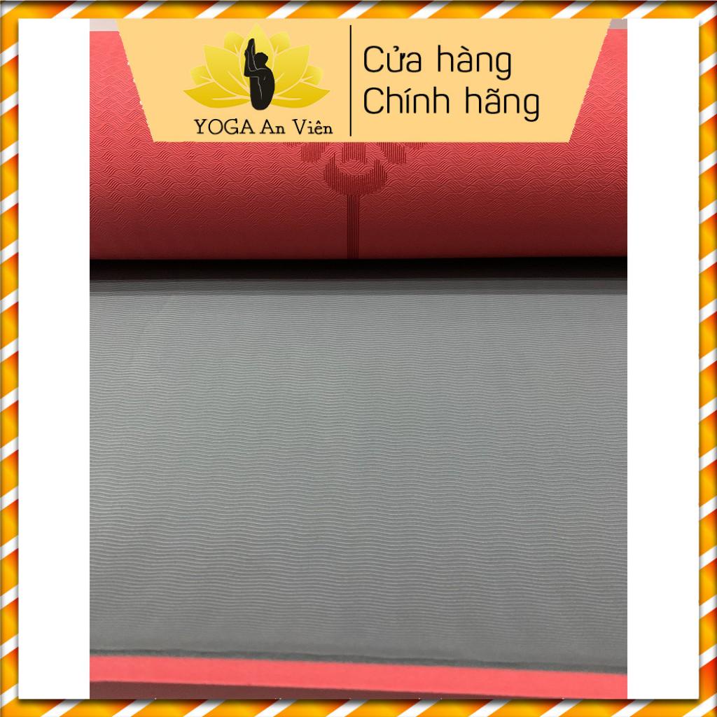Thảm tập yoga 8mm định tuyến chất lượng cao, thảm yoga chất liệu thoáng mát thấm mồ hôi