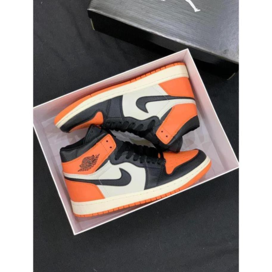 Giày NlKE Đen cam cao cổ chuẩn 1:1 - Full bill/box cực chất | BigBuy360 - bigbuy360.vn