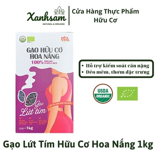 Gạo Lứt Tím Hữu Cơ Hoa Nắng 1kg - XanhSam Organic