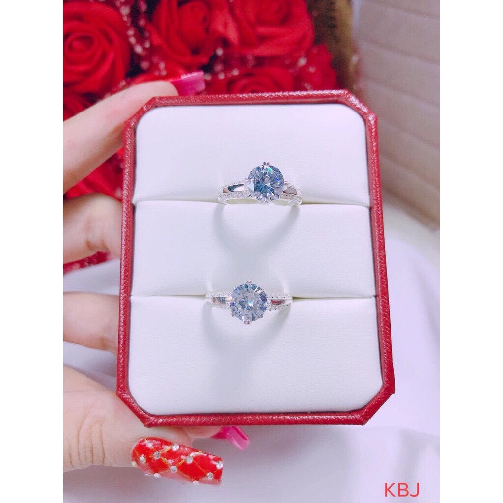 Nhẫn nữ bạc thật kiểu dáng sang trọng trẻ trung LINH MIU SILVER