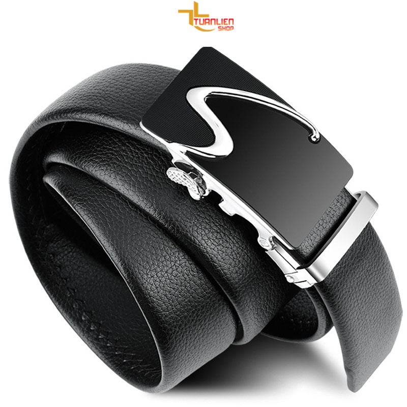 Thắt Lưng Nam STM Da Canvas - Khóa Tự Động - Chất Da PU - Dây Nịt Nam