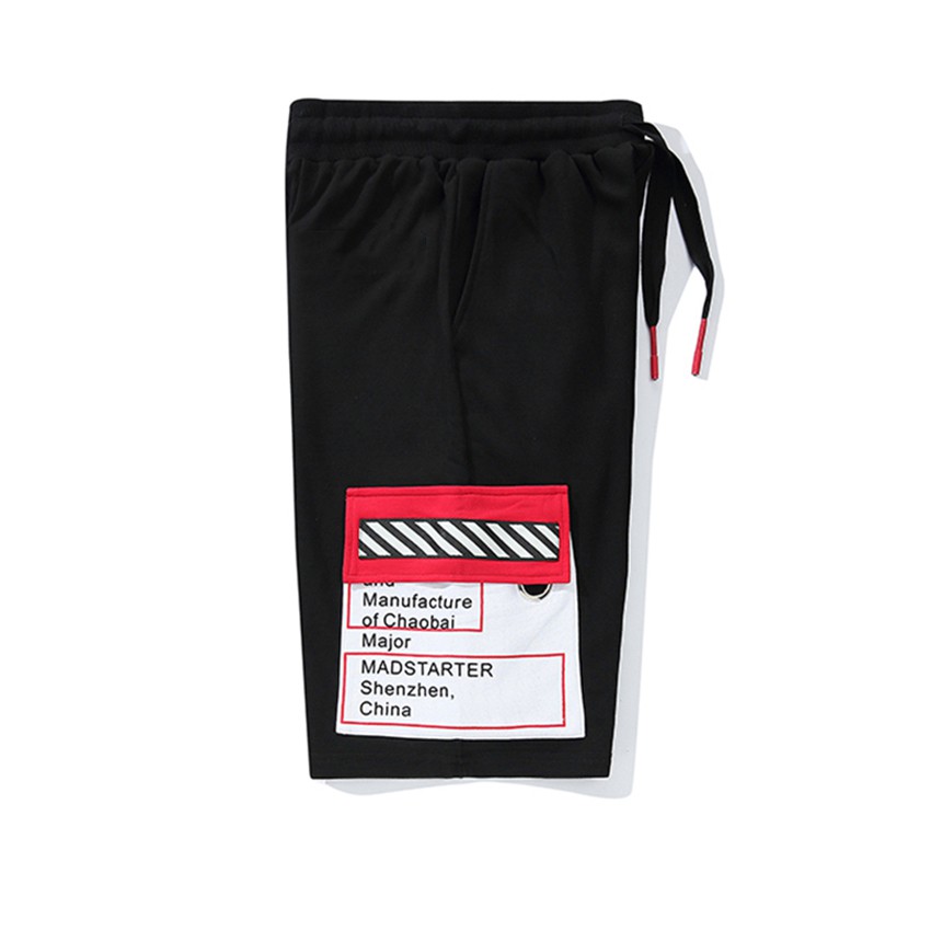 Bộ Quần Áo Thun Nam Thể Thao Mùa Hè Ngắn Tay Phối Quần Short Túi Hộp Hai Màu Đỏ Đen SET NAM 90000102 | BigBuy360 - bigbuy360.vn