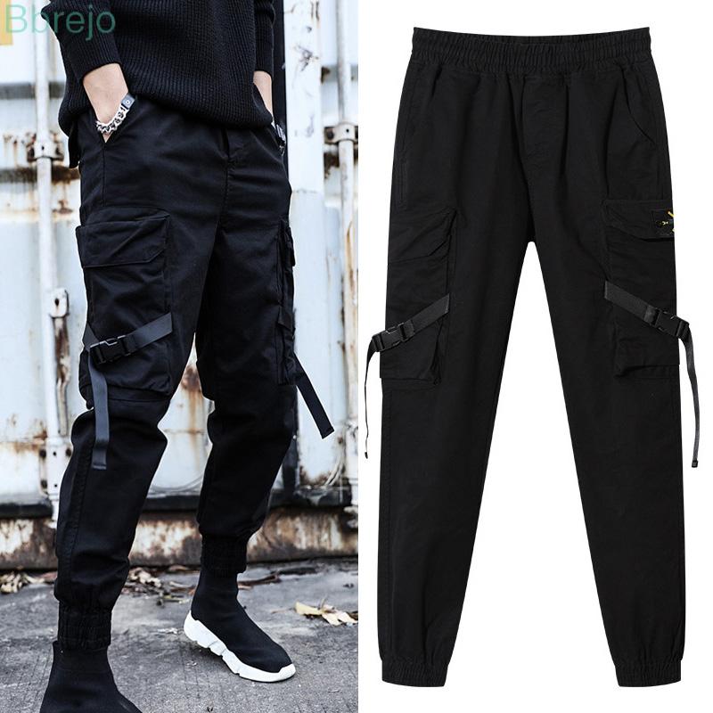 Male Pants Trousers Winter Autumn Solid Zipper Plus size Hip hop Male Sweatpants Jogger Harem Cargo Casual Baggy